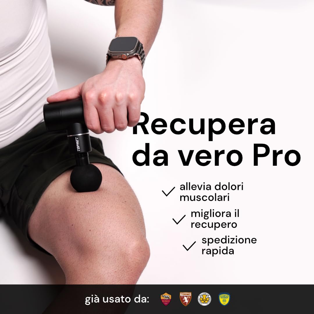 Mini 2, Pistola Massaggiante Portatile, Motore Potenziato del 70%, Ultra Leggera