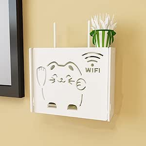 Amazon.com: WiFi Box Hider Wall WiFi Router Stand Table for Wireless ...