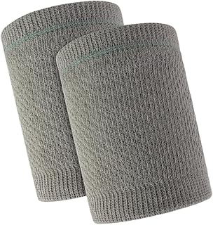 Healeved 1 Par De Trela De Pulso Cinta De Pulso Cinta De Polegar Braçadeira De Pulso Protetor De Pulso Esportivo Suporte De Pulseira Protetora Cinza Suporte De Faixa De Suor Bandagem