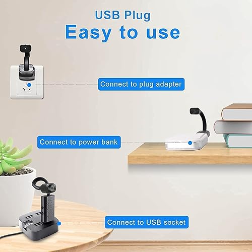 Miniatura 9 de Cámara inalámbrica USB más pequeña, cámara de seguridad WiFi HD1080P para exterioresinteriores, cámara USB portátil, monitor de bebé con visión