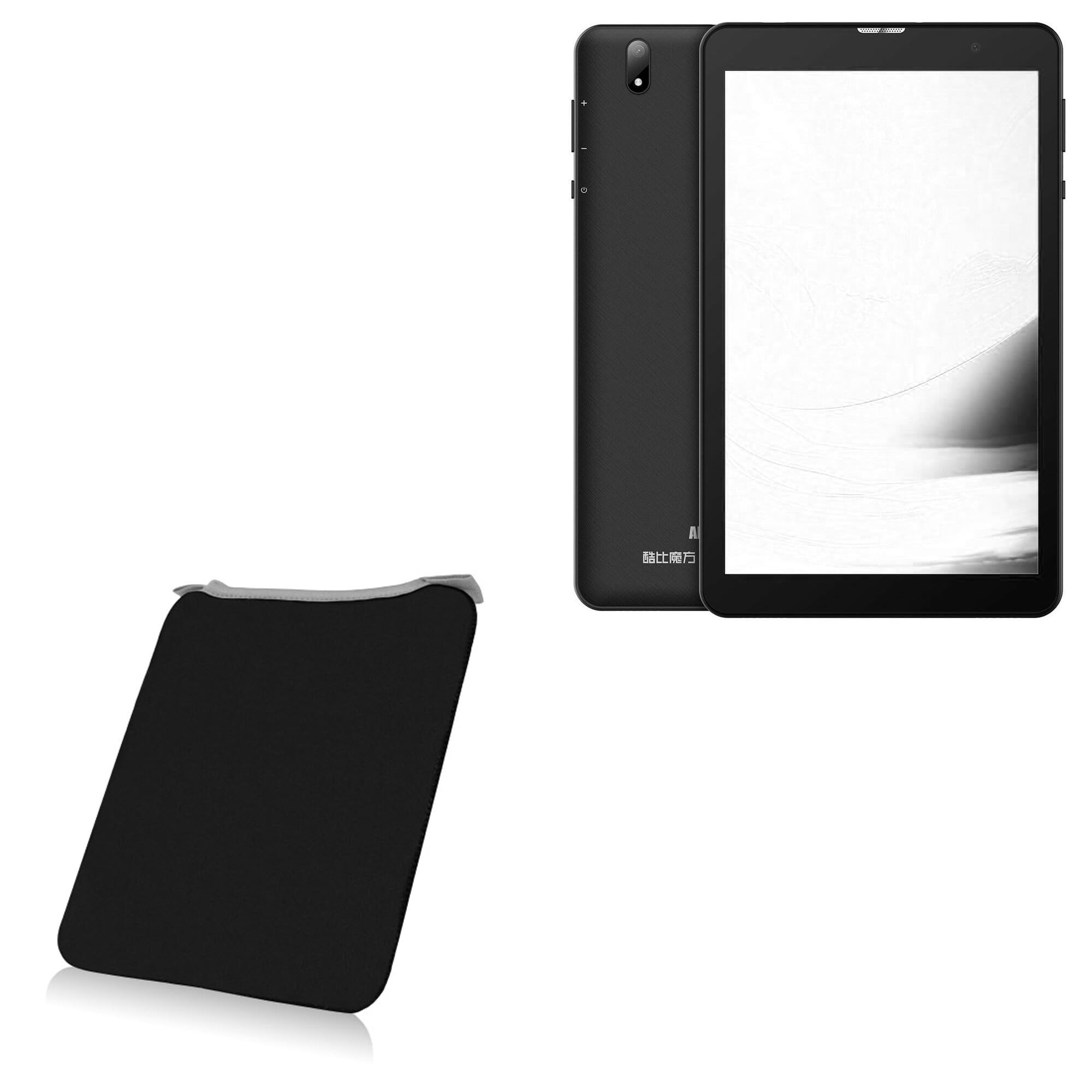 BoxWave Case Compatible with Alldocube Smile 1 - SlipSuit, Soft Slim Neoprene Pouch Protective Case Cover - Jet Black