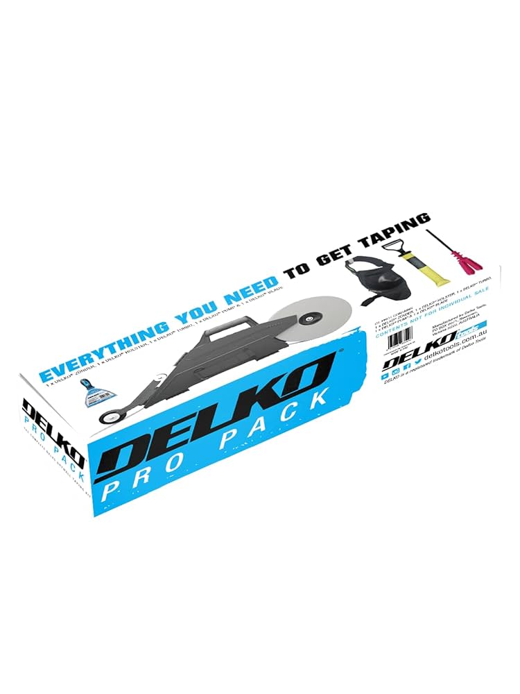 DELKO Pro Pack - includes the ZÜNDER drywall taping tool