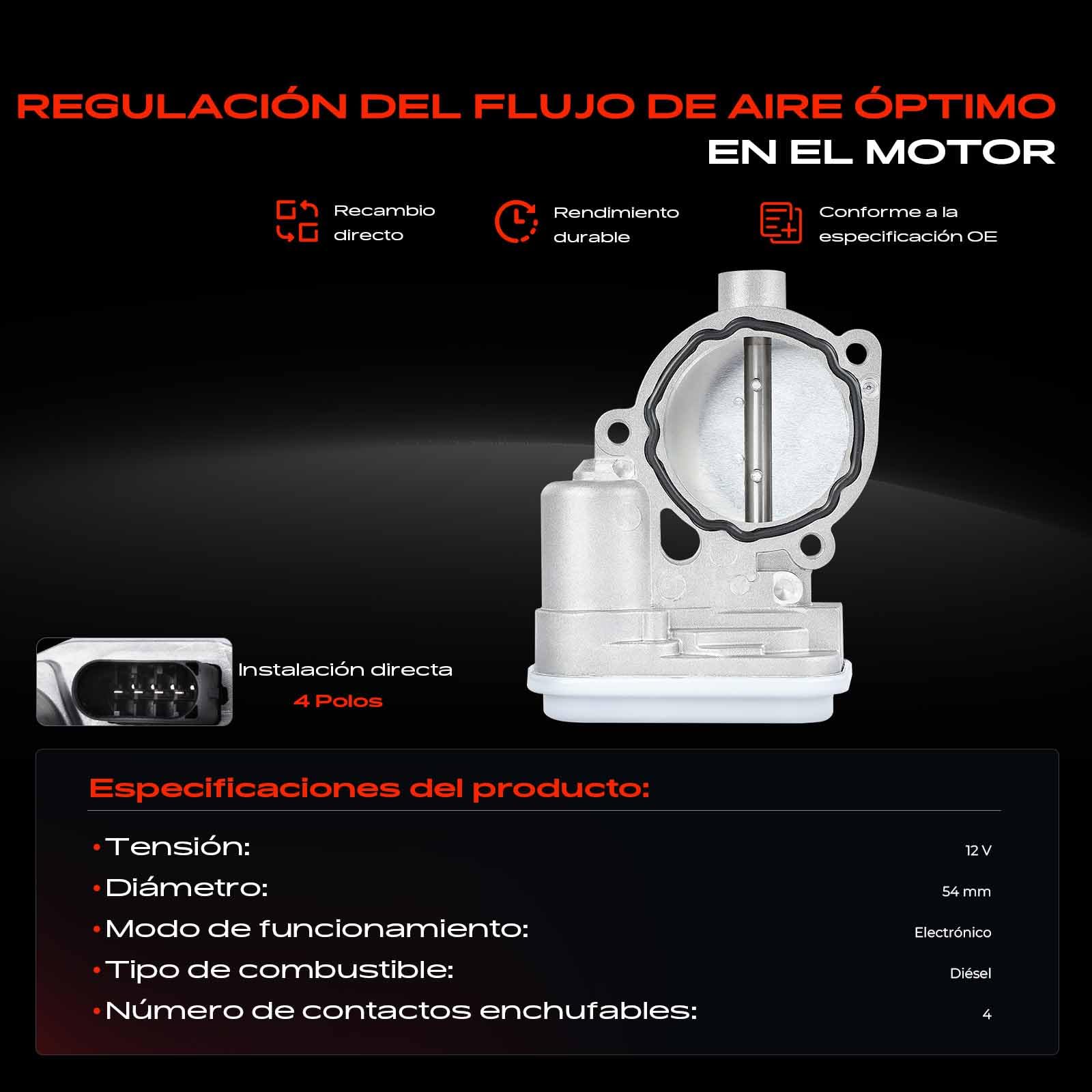 Frankberg Válvula de mariposa cuerpo de mariposa 11717804384 | Compatible con: Serie 3 E46, Serie 6 Convertible E64, Serie 3 Convertible E46, Serie 3 Coupé E46, Serie 3 Touring E91