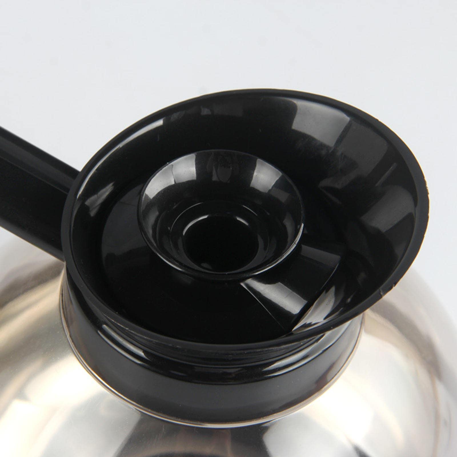 Milageto Kaffeekanne Tragbare Filterkaffeemaschine Semi Automatische Kaffeebereiter Handkaffeemaschine Kaffeezubehör mit Edelstahlgehäuse für Camping Reisen
