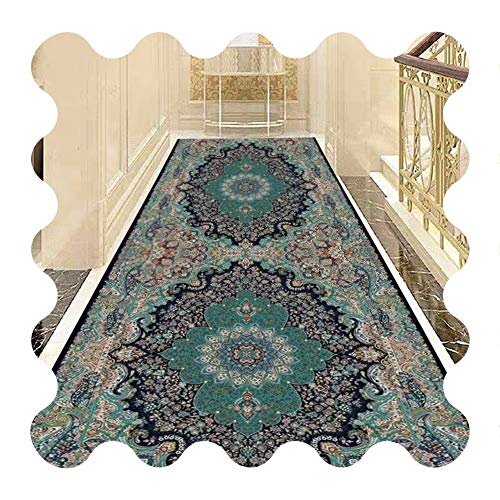 Tapis couloir passage d'allée durable et doux impression fleur A - 2