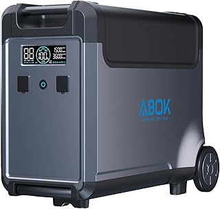 Portable Power Station Extra Battery for Ark3600, 3840Wh LiFePO4 Battery Electric Solar Generator for Garage, Home, Off-Grid Living,Car Refrigerator, Portable Air Conditioner