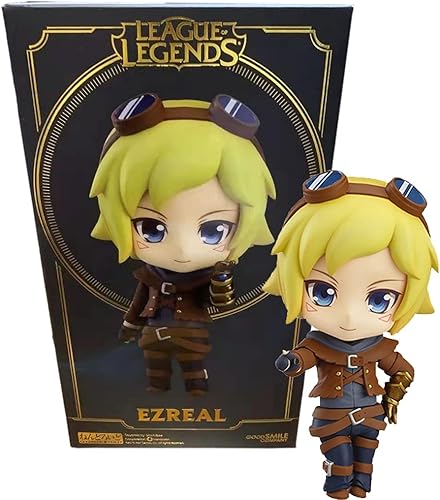 Figura de Ezreal de League of Legends, delicada y bonita estatua para regalo de mercancía de League of Legends, viene con caja original y tarjeta de