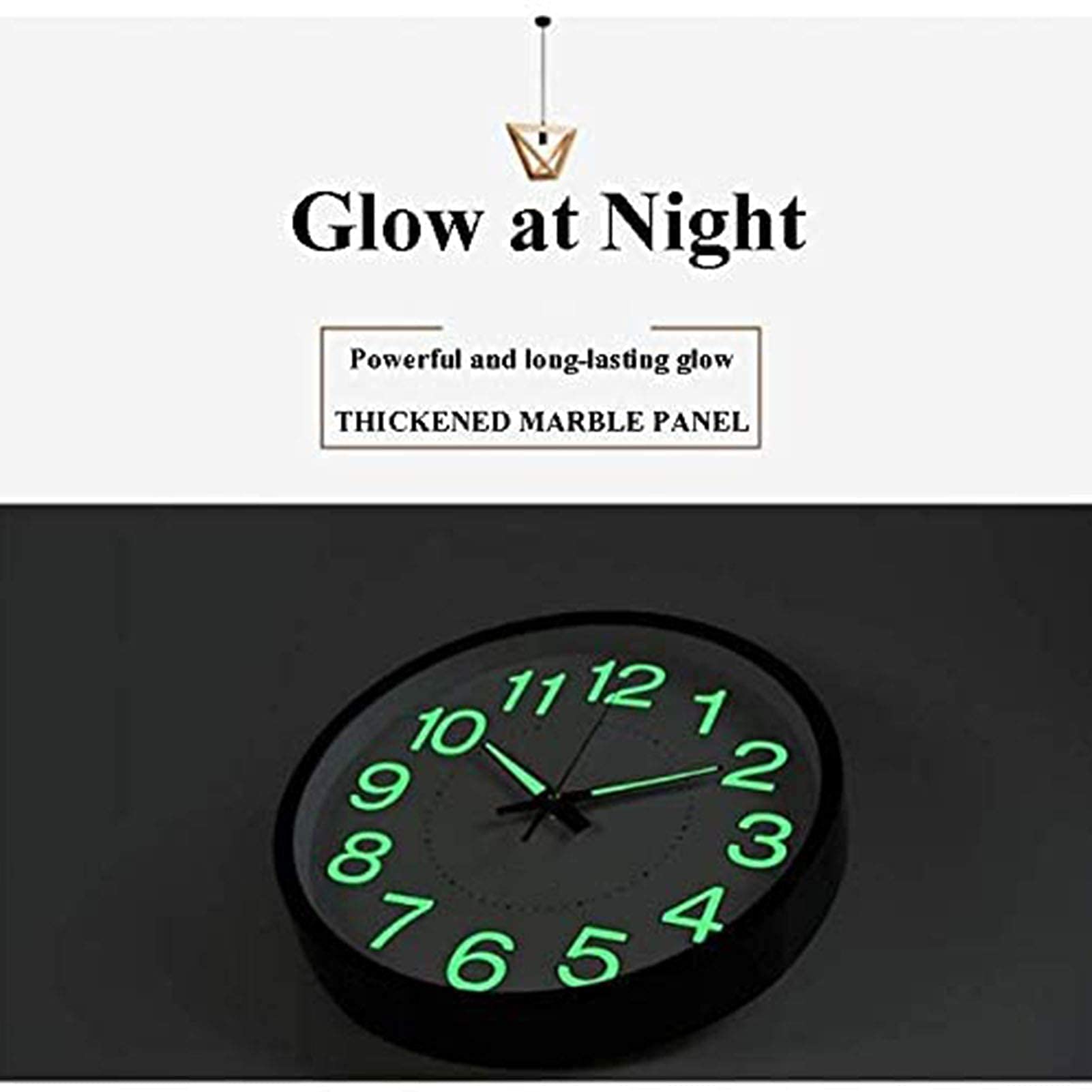 Orologio da parete da giardino, 30,5 cm, grande termometro retrò orologio da giardino per esterni impermeabile decorazione interna orologio esterno per ufficio/cucina/camera da letto/scuola