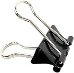 ACCO 2-Inch Large Binder Clips, 1 Box, 12 Clips/Box, Black (A7072100B)