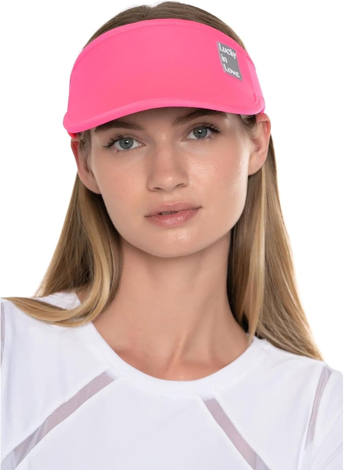 Lucky In Love Lucky Logo Stretch Visor