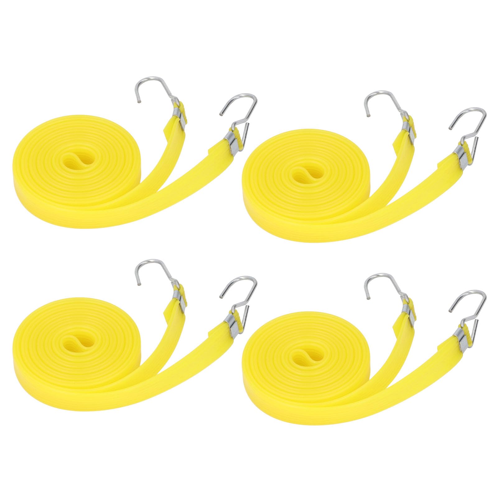 10 Pezzi Cinghia Elastica Piatta da 2 cm, Bungee Cord con Gancio per Esterni, Heavy Duty Bungee Strap Resistente agli UV, Cinghia di Fissaggio per Auto Moto e Trasporto Merci (Coppa del Mondo)