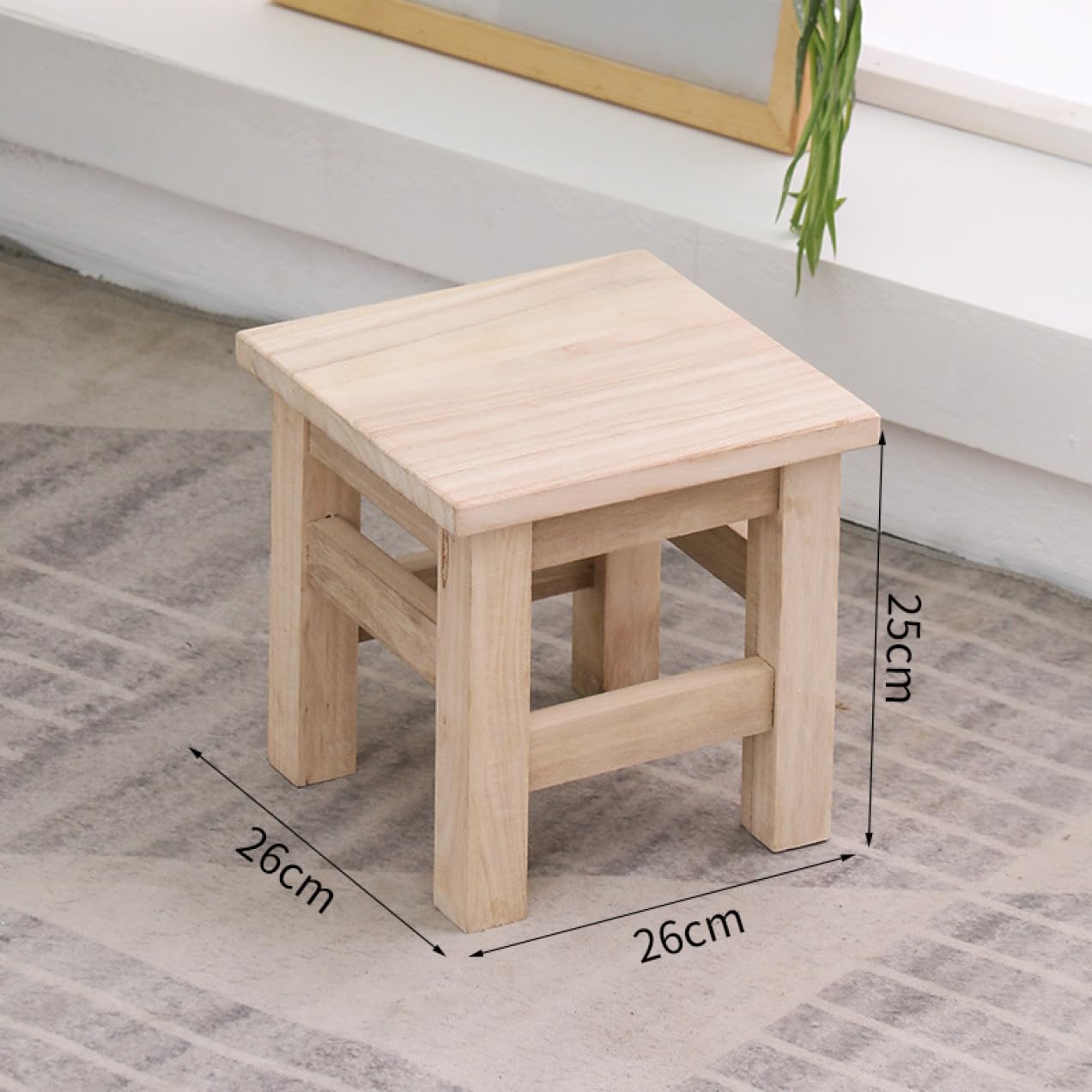 Amazon.co.jp: [KMBIGNK] 木製スツール アンティーク風 t6 子供椅子