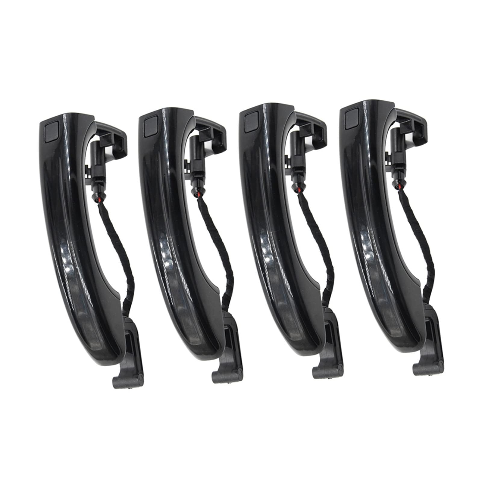 Fncvtm Old Black 2 Sliding Exterior Handle For Audi Q7 2007-2015 Bule Or Black Smart Sensor Exterior Door Handle 4L0837205a 4L0837205b 4L0837207a(Old Black 2)