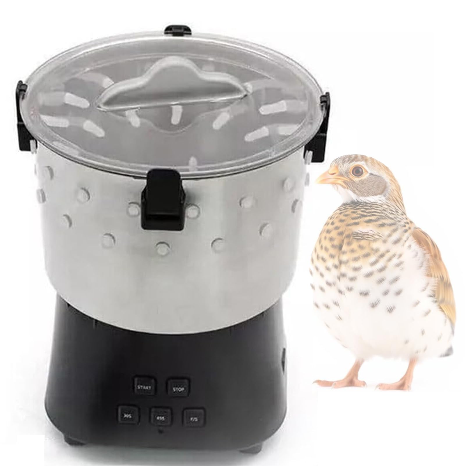 XCSCUK Automatic Quail Plucker,Poultry Plucker Machine, Electric Mini Birds Epilator, Quick Efficient, for Quail, Pigeon Plucking