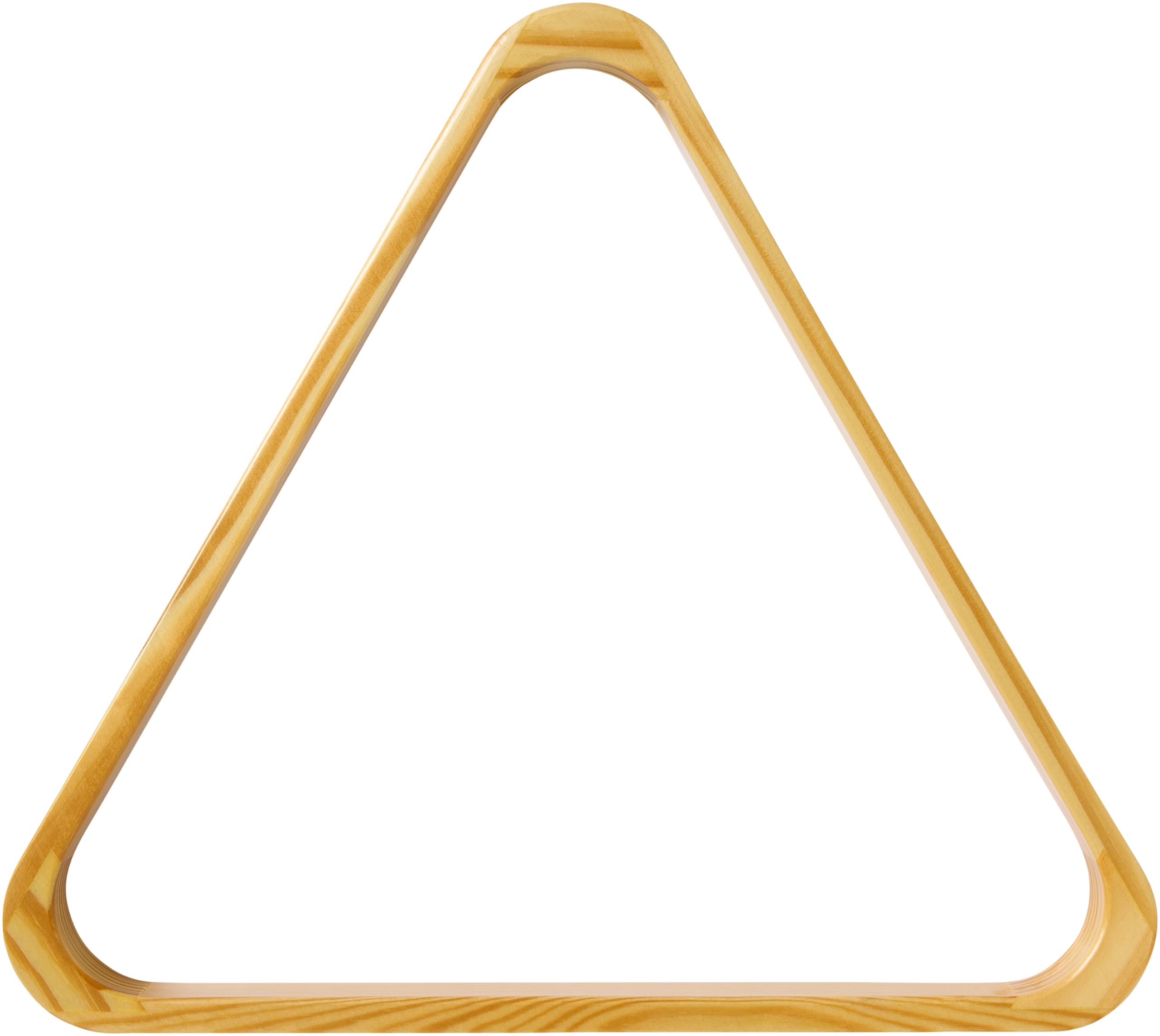 POWERGLIDE Snooker Pool Billiards Triangle Ball Rack 15 Ball Capacity Natural Wood