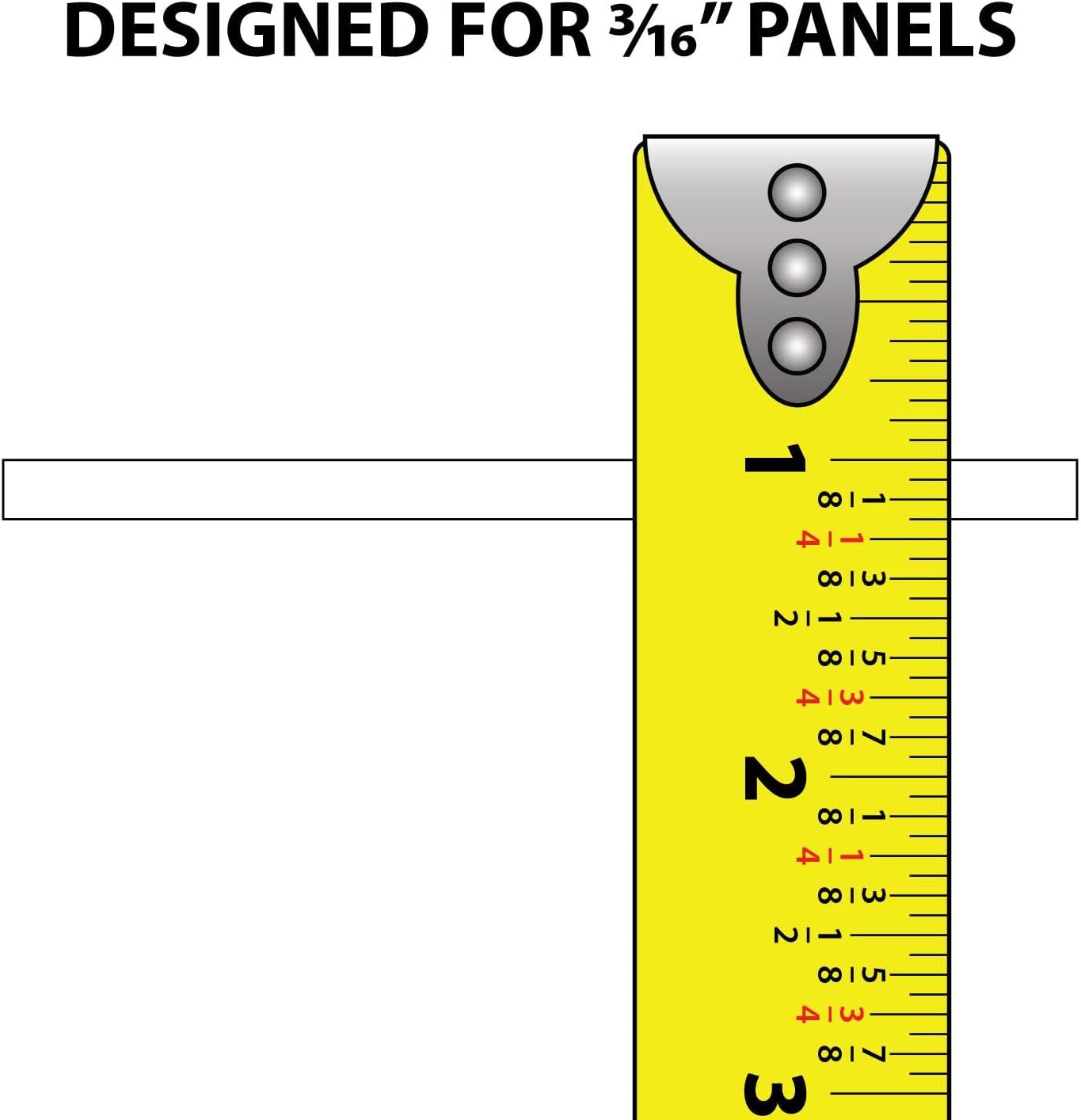 Outwater 3/16 Inch Black Polypropylene Plastic Hinge – 12 Ft Length Cut to (4) 36 Inch Pieces