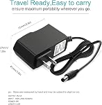 9V AC/DC Casio Keyboard Charger Power Adapter Compatible for Casio Keyboard Piano AD-5 AD-5MU WK-200 WK-210 CT-360 CTK-496 CTK-500 CTK-519 CTK-573 CTK-593 CTK-611 CTK-720 CTK-2100 Power Supply Cord