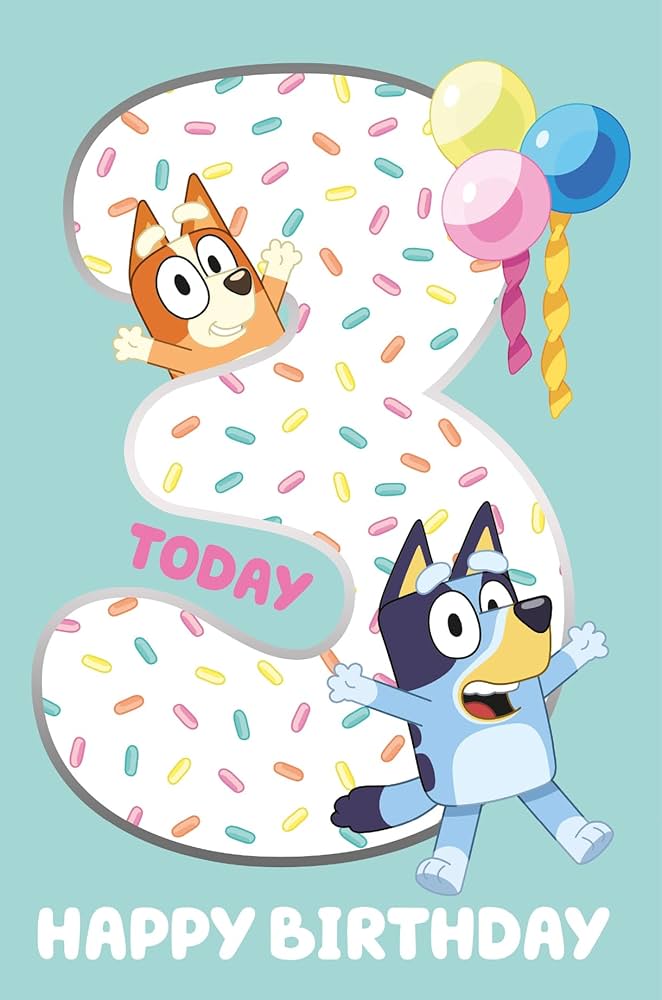 bluey-age-3-birthday-card-amazon-co-uk-stationery-office-supplies for Bluey Birthday Card Printable Free Bluey Age 3 Birthday Card : Amazon.co.uk: Stationery & Office Supplies for Bluey Birthday Card Printable Free