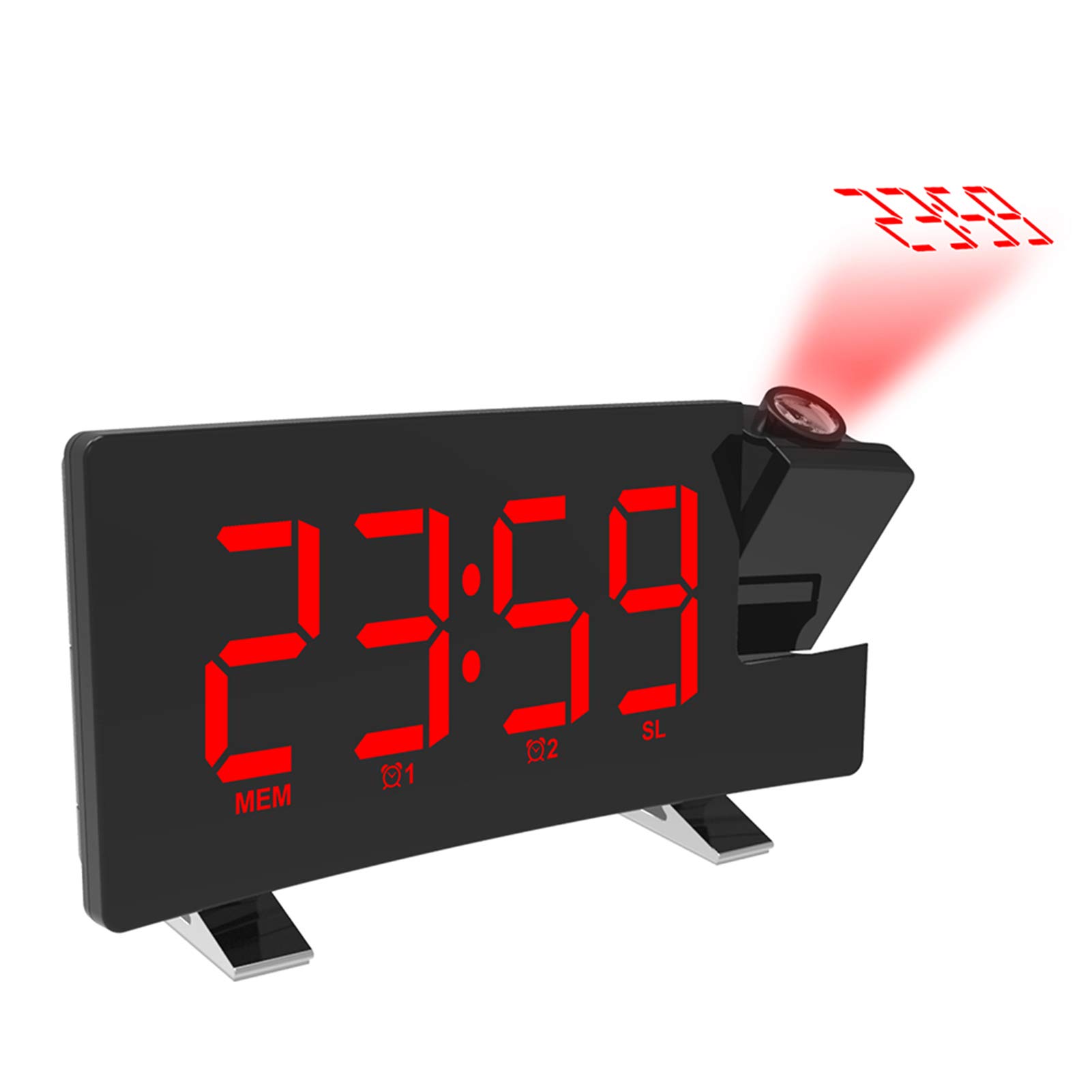 Kavolet Multifunktionaler FM-Radiowecker mit USB-Ladeanschluss