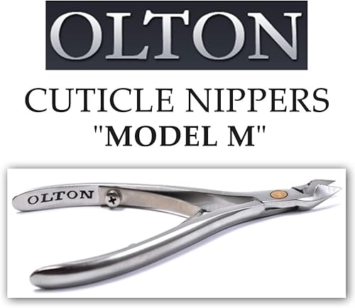 Miniatura 4 de OLTON - Herramienta de manicura profesional hecha a mano pedicura  Olton Pinzas pinzas de cutículas  S 0276-0354in  M 0354-0472in  L 0512-0630in