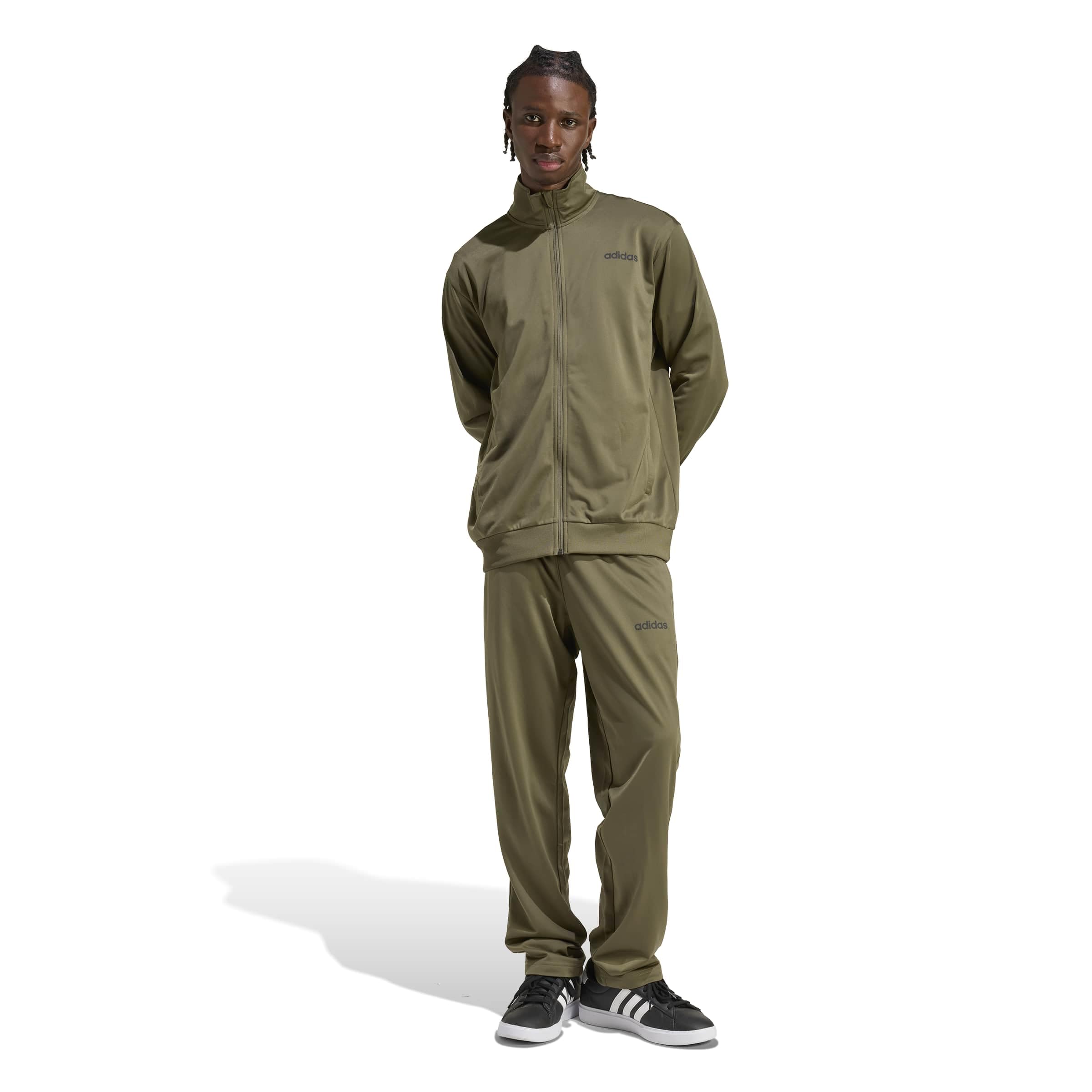

                                                    adidas Men's Train Linear Track Suit, Olive Strata