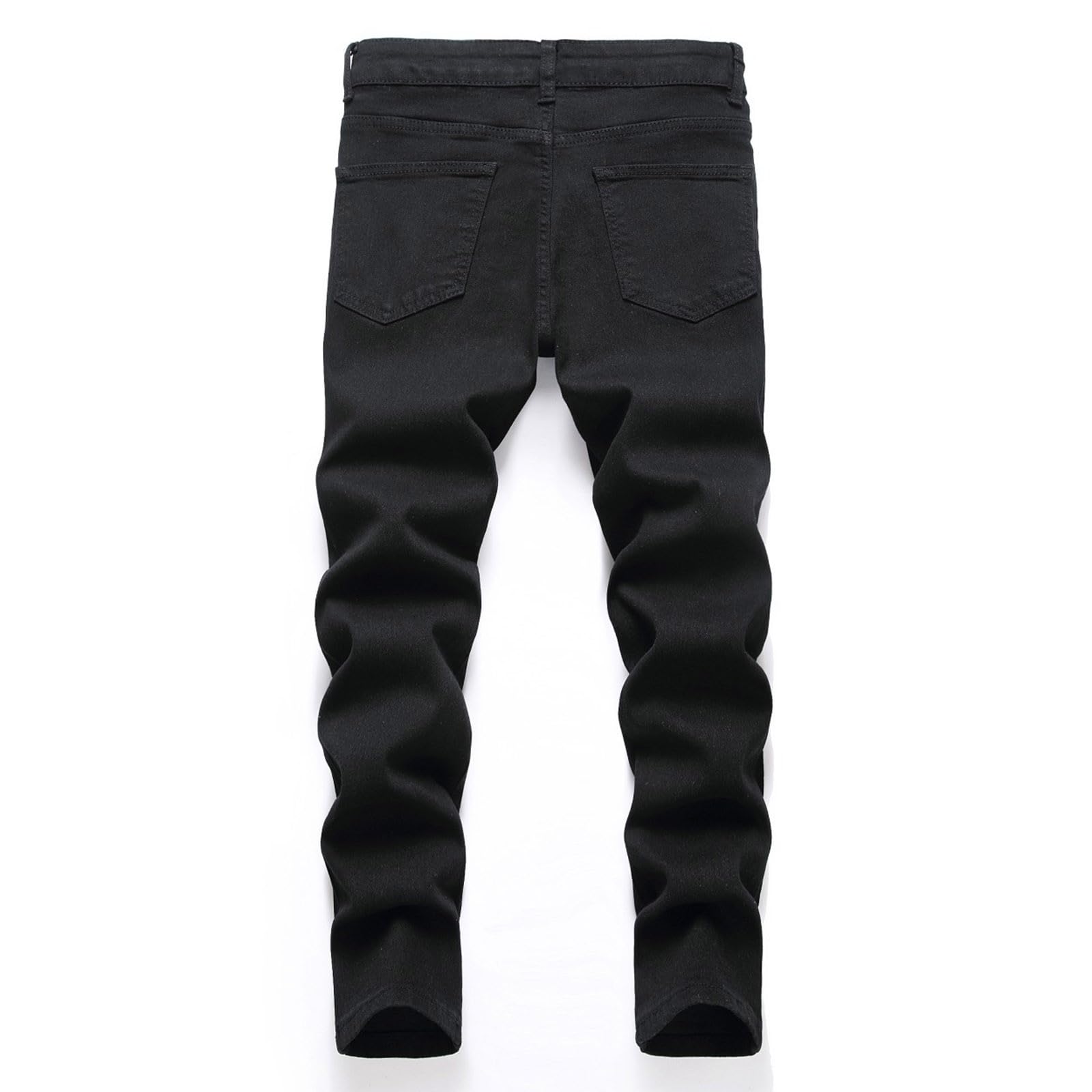 Genérico Pantalones de Denim para niños Costuras reforzadas Lavable y fácil Cuidado Lavable y fácil Cuidado Versátil para Cualquier ocasión Pantalones de Denim Lavados Confort en Todo el año