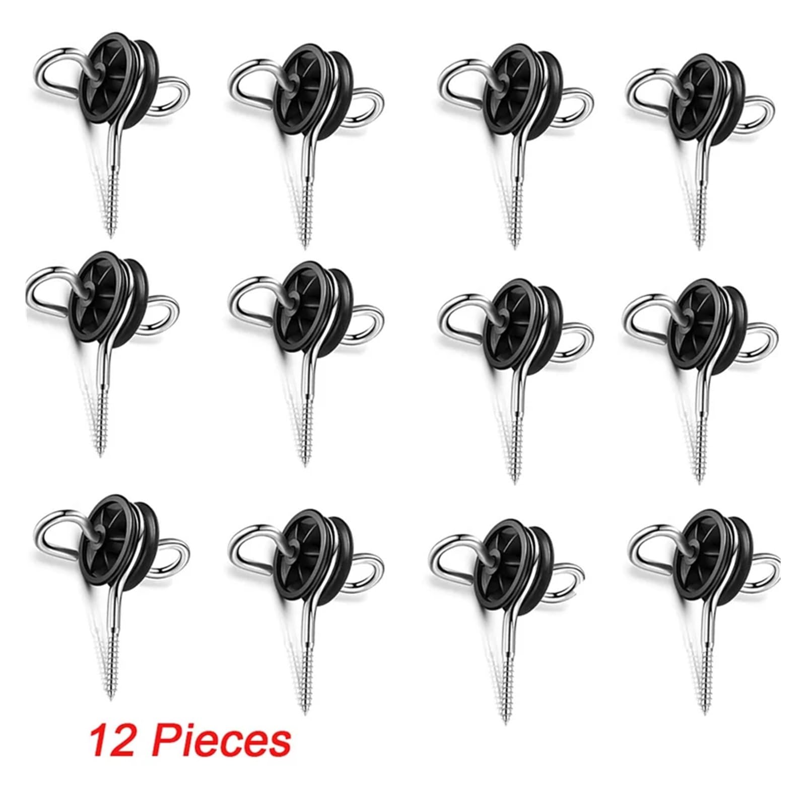 12 Pezzi isolatori for Recinzione elettrica Maniglia cancello Ancoraggio su Fattoria Bestiame Pulcino Cane Animale Bestiame recinto Elettrico Filo isolatore