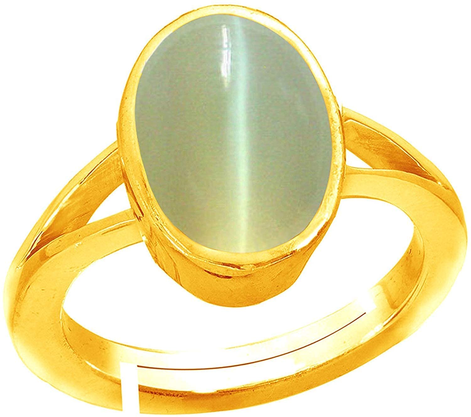 Kirti Sales GEMS 10.25 Ratti Natural Cats Eye Lehsunia Stone Gold Adjustable Ring for Men and Women (B09TWTSJZQ) Amazon Price History, Amazon Price Tracker