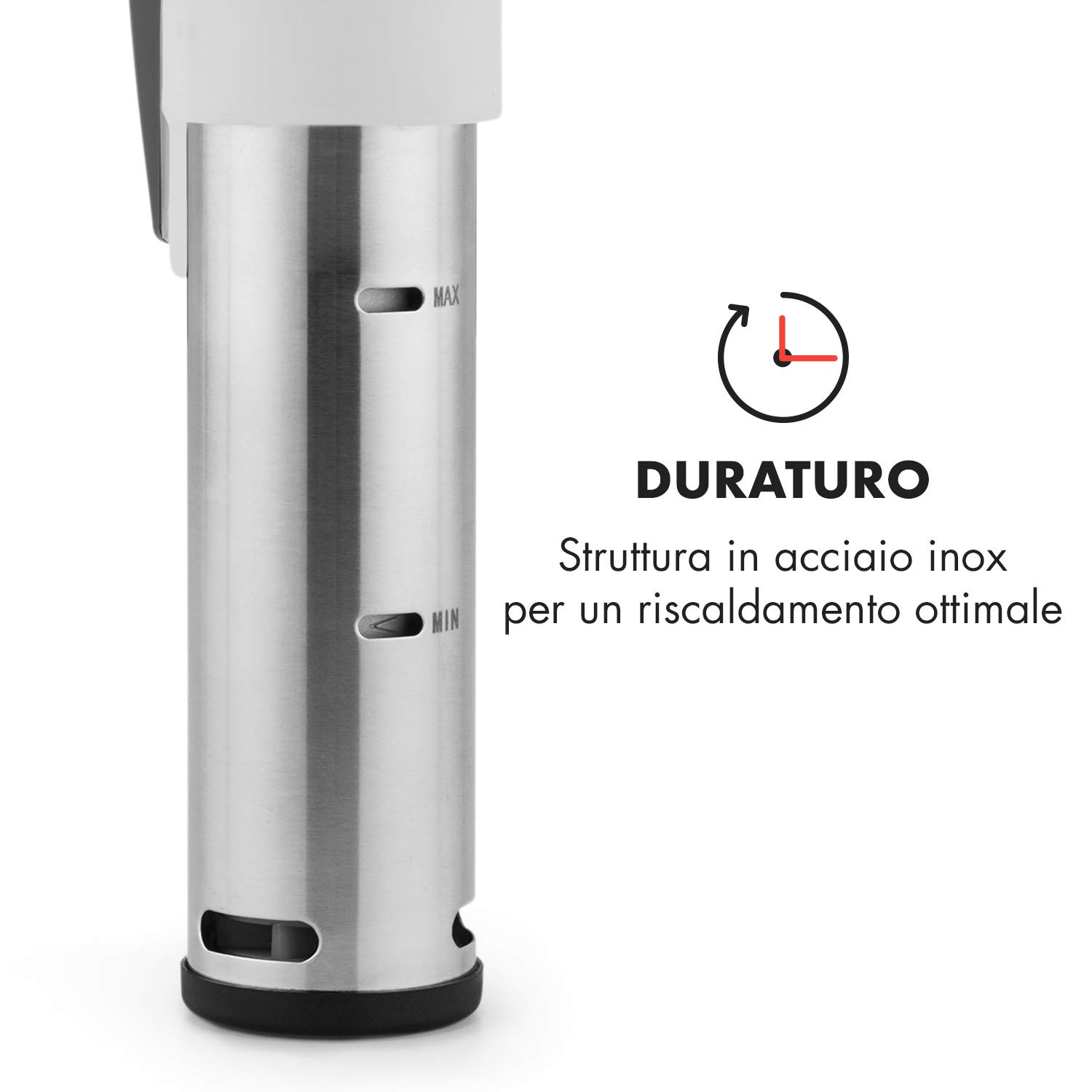 KLARSTEIN Quickstick Sous Vide Cooker 3D - Circolatore per Cottura Sous Vide, 1300W, 50-95 °C, Nero
