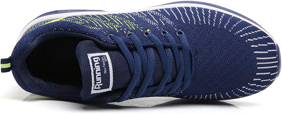 Ezkrwxn Women Sport Running Shoes Athletic Tennis Walking Sneakers Mesh Breathable Comfort Gym Runner Jogging Shoes Blue Size 8