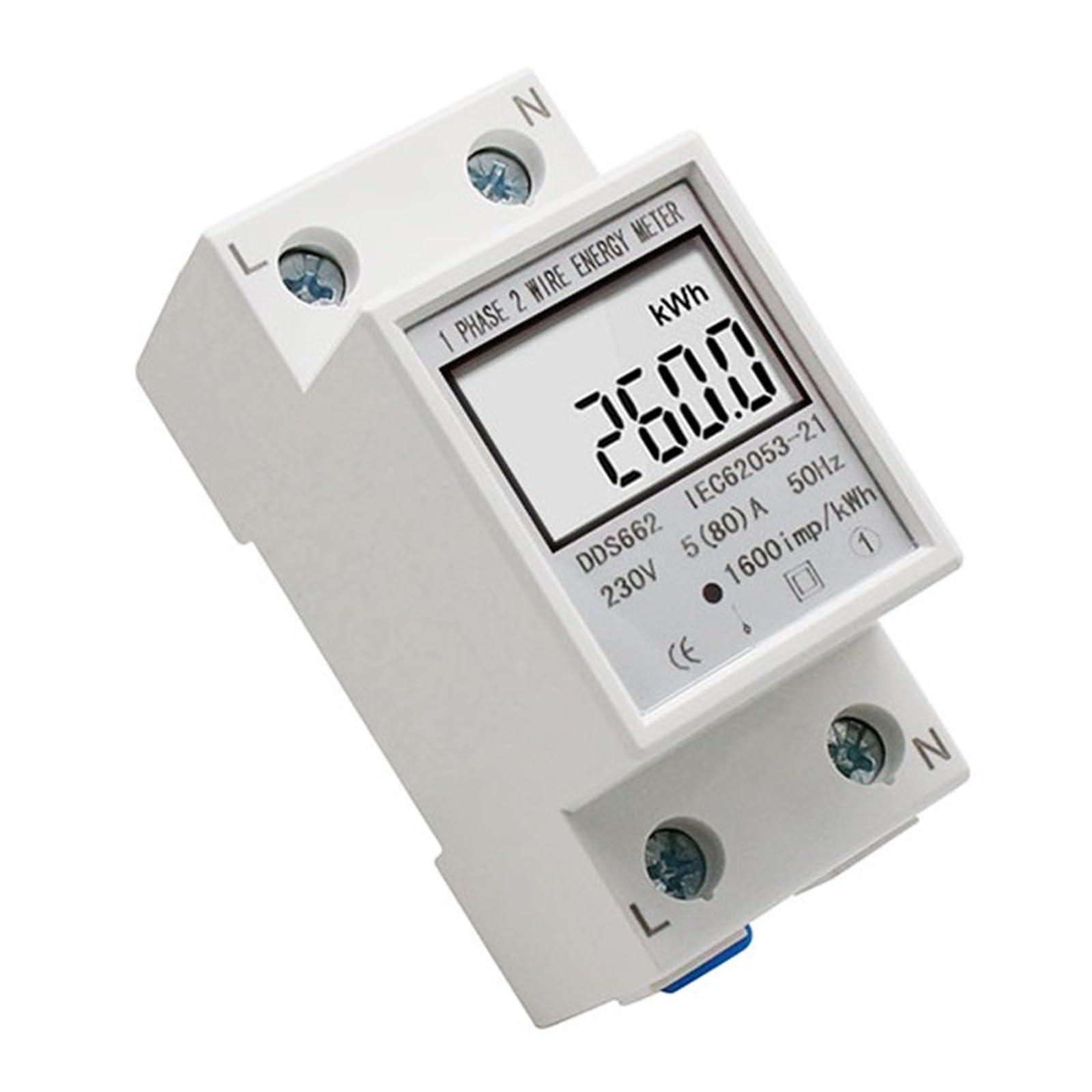 Énergie électronique KWh mètre pour suivre la consommation de la maison
