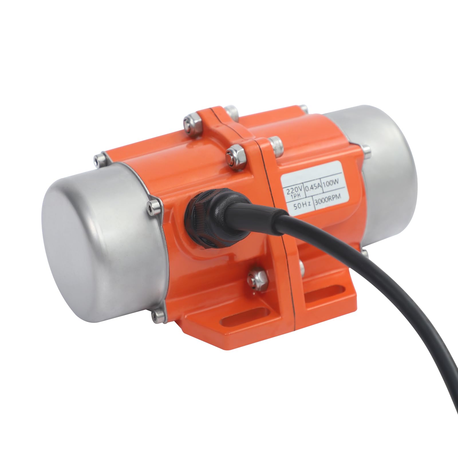 Motore a vibrazione 100 W, regolabile, AC 220 V, 50 Hz, motore elettrico, motore versatile per estrazione mineraria, metallurgia, carbone, energia e costruzione