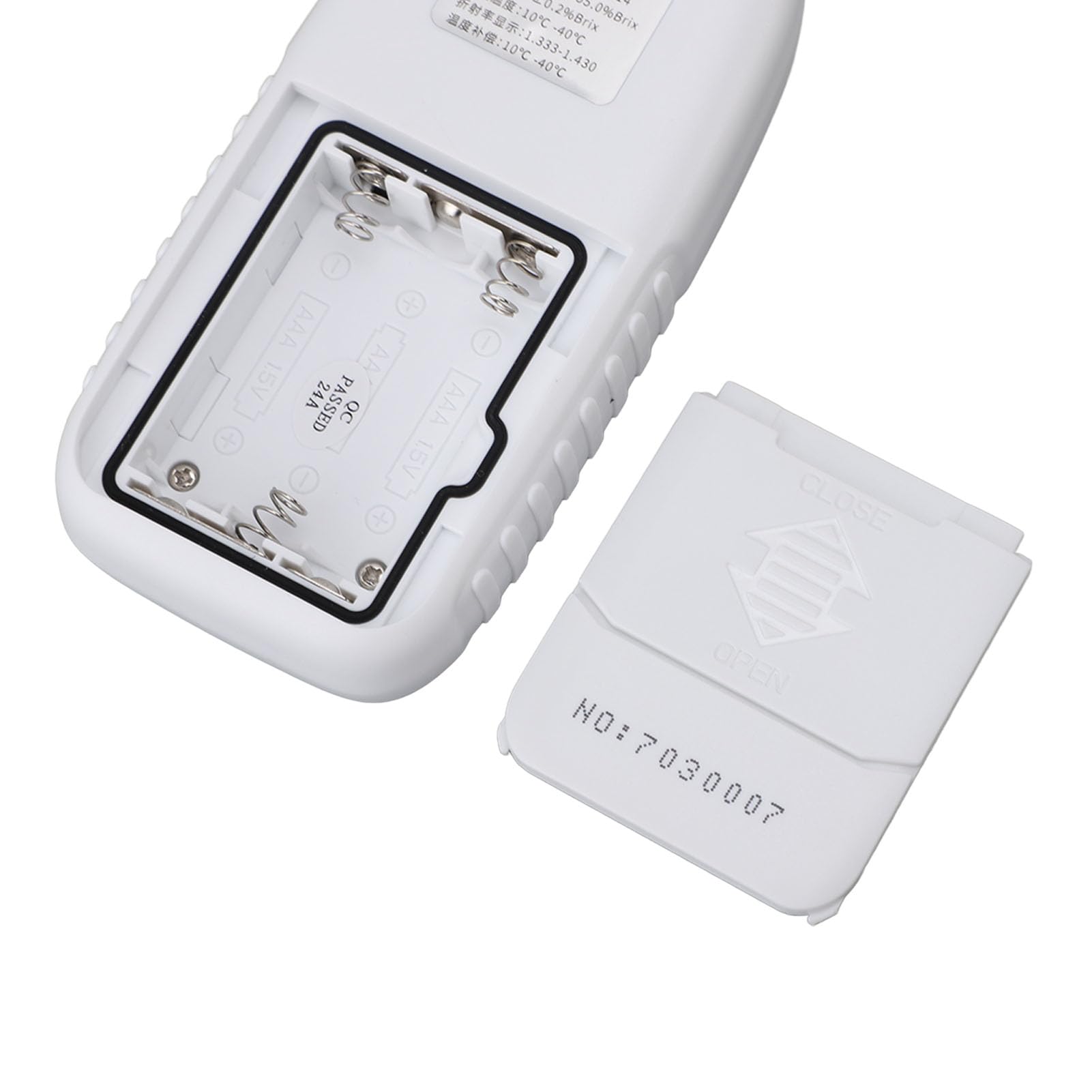 Probador de Suger, Medidor de Azúcar de Frutas, Fácil Operación, ABS y PC, Amplia Aplicación para Laboratorio (Genericutyh1zxv5g-12)
