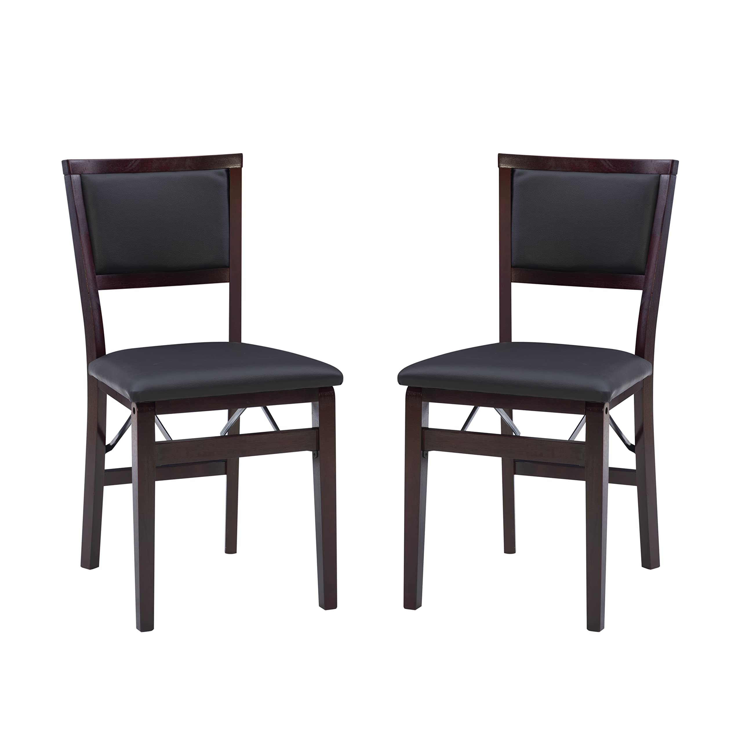 Linon Keira Pad Folding Chair, Set of 2