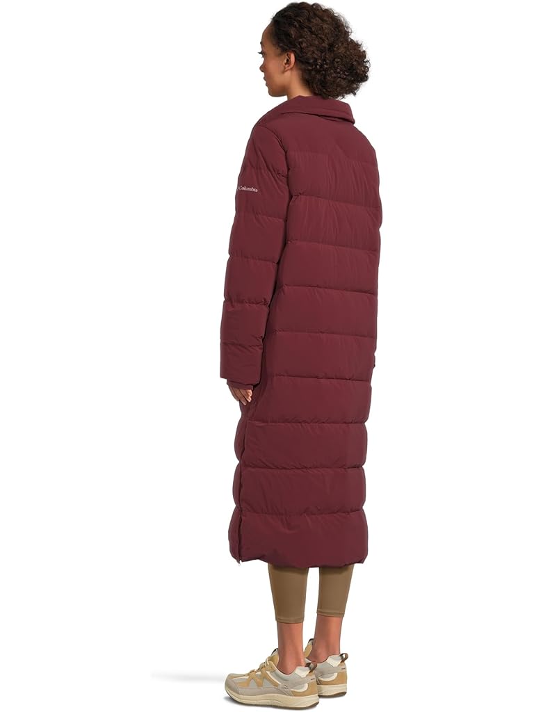 Brown Columbia Amaze Puff Long Hooded Jacket