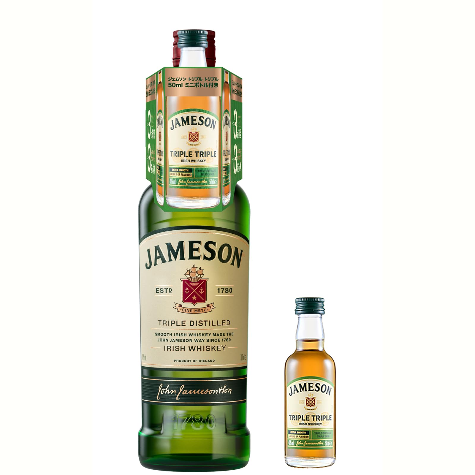 ペルノリカール (ミニチュア付き・飲み比べ)ジェムソン スタンダード ジェムソン…