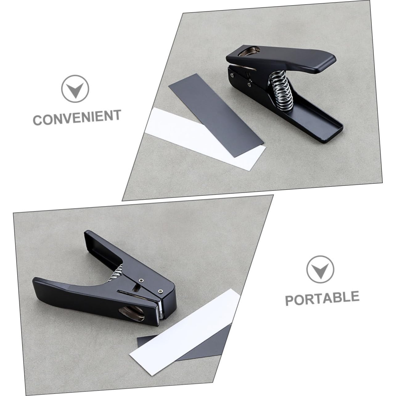 Perforatore per Plettri di Chitarra Nero R26e, Utensile DIY | Metallo e Plastica, Portatile, per Chitarra Making e Maker, Accessori Chitarrista per Plettri Personalizzati