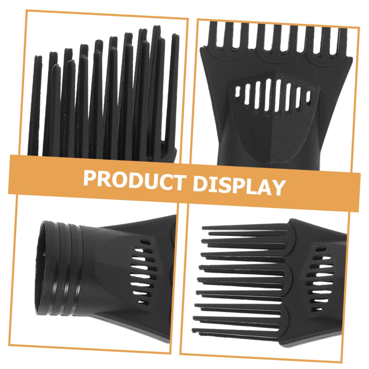 10pcs Hair Dryer Concentrator Nozzle Comb Attachment for Styling
