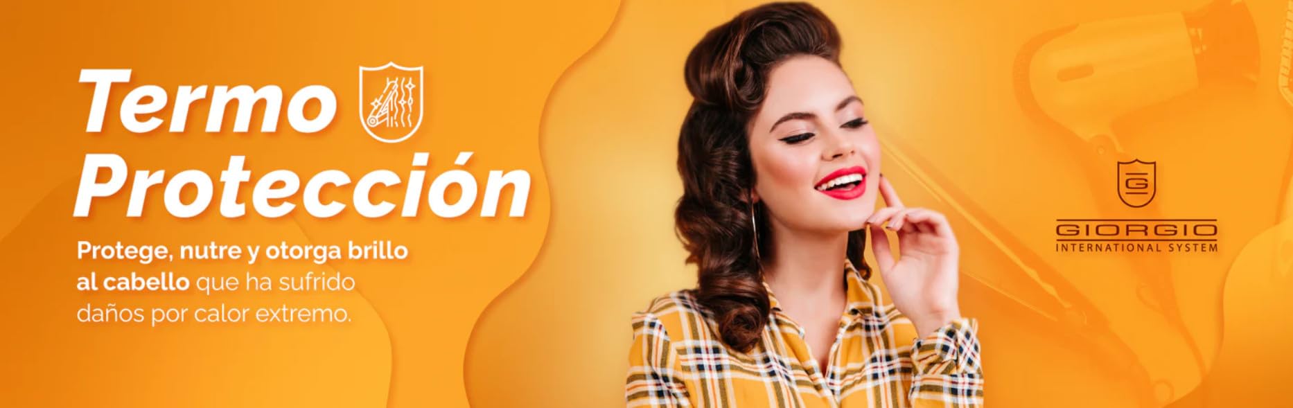 HidroKeratina ThermoProtectant Hair Treatment Kera Giorgio International System | TermoProtector Capilar Colombia (21.9oz-650ml), White