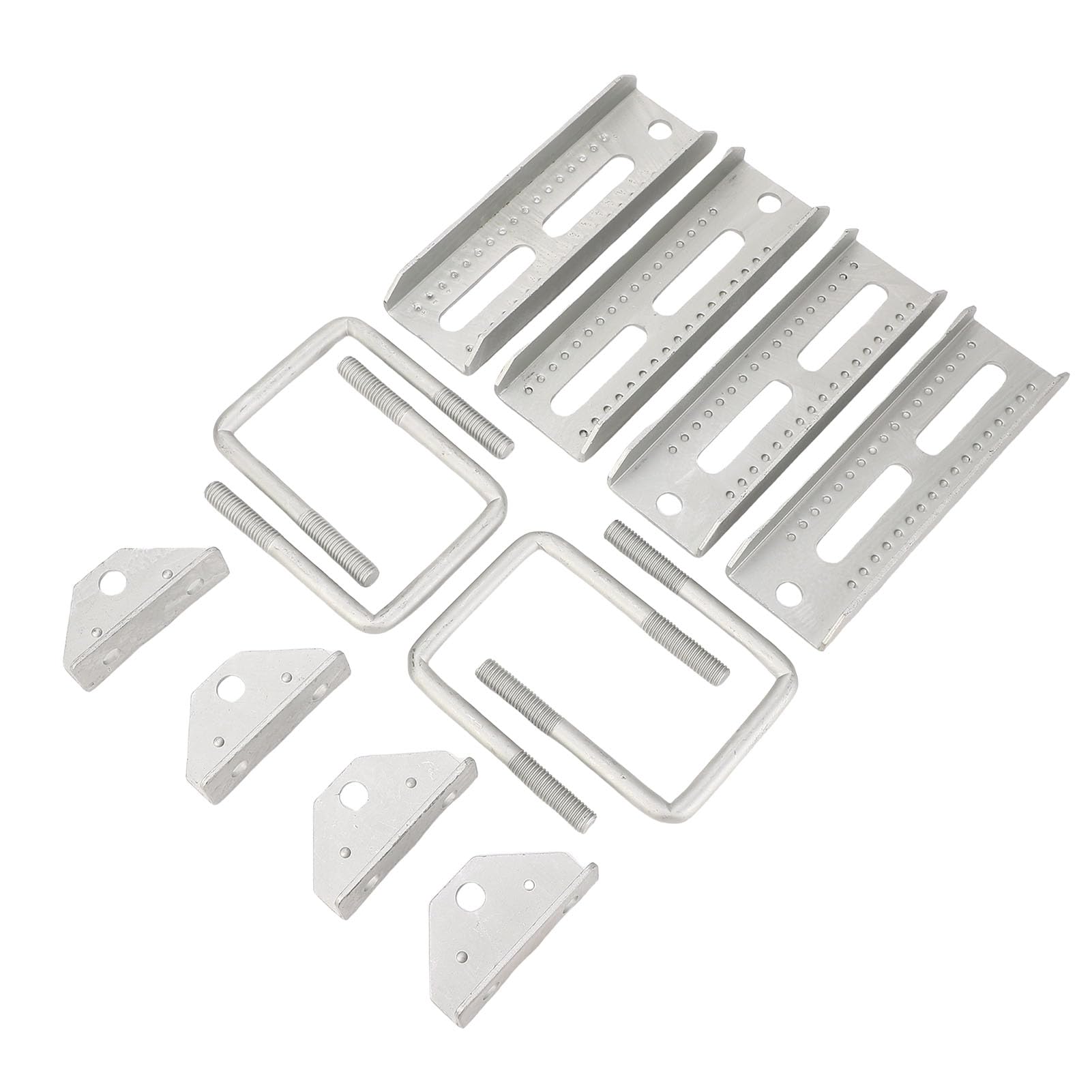 Garosa Soportes para Literas de Remolque de Barcos, Hierro Galvanizado, Ajustable, Kit de Soporte para Literas de 8 Pulgadas para Barcos de Agua Dulce y Salada