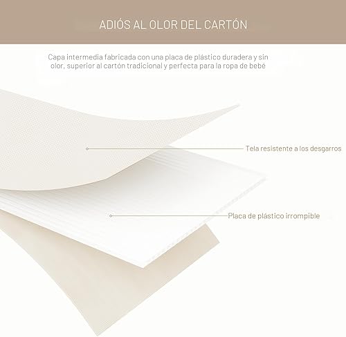 Miniatura 5 de Criusia Organizador de cajones de ropa, paquete de 10 organizadores de aparador para ropa de bebé, ropa interior, calcetines, organizadores