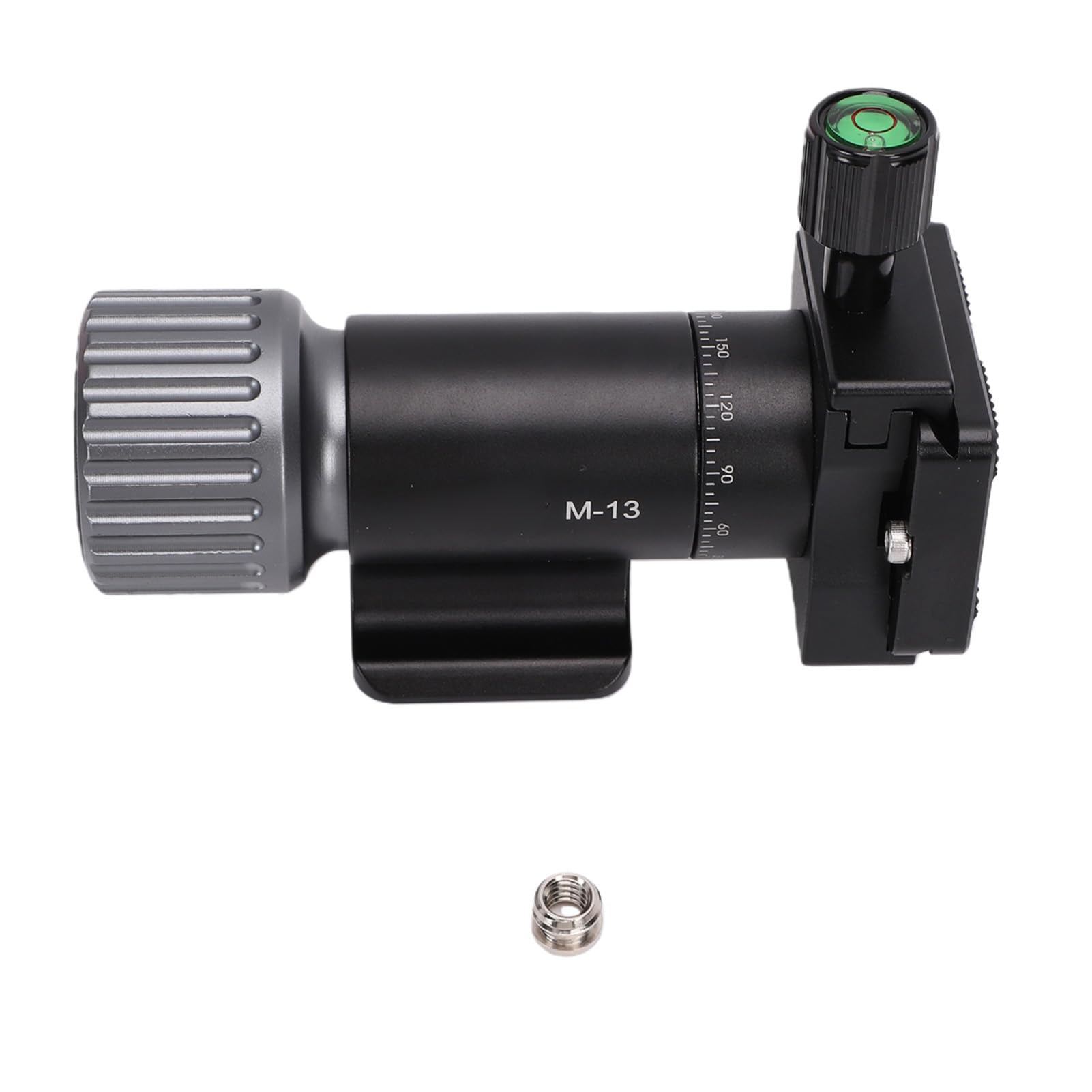 banapoy Testa Cardanica Monopiede, Testa Monopiede Panoramica 360° per Teleobiettivi con Piastra Sgancio Rapido, Attacco per Treppiede, per DSLR, Fotocamere Mirrorless, Videocamere