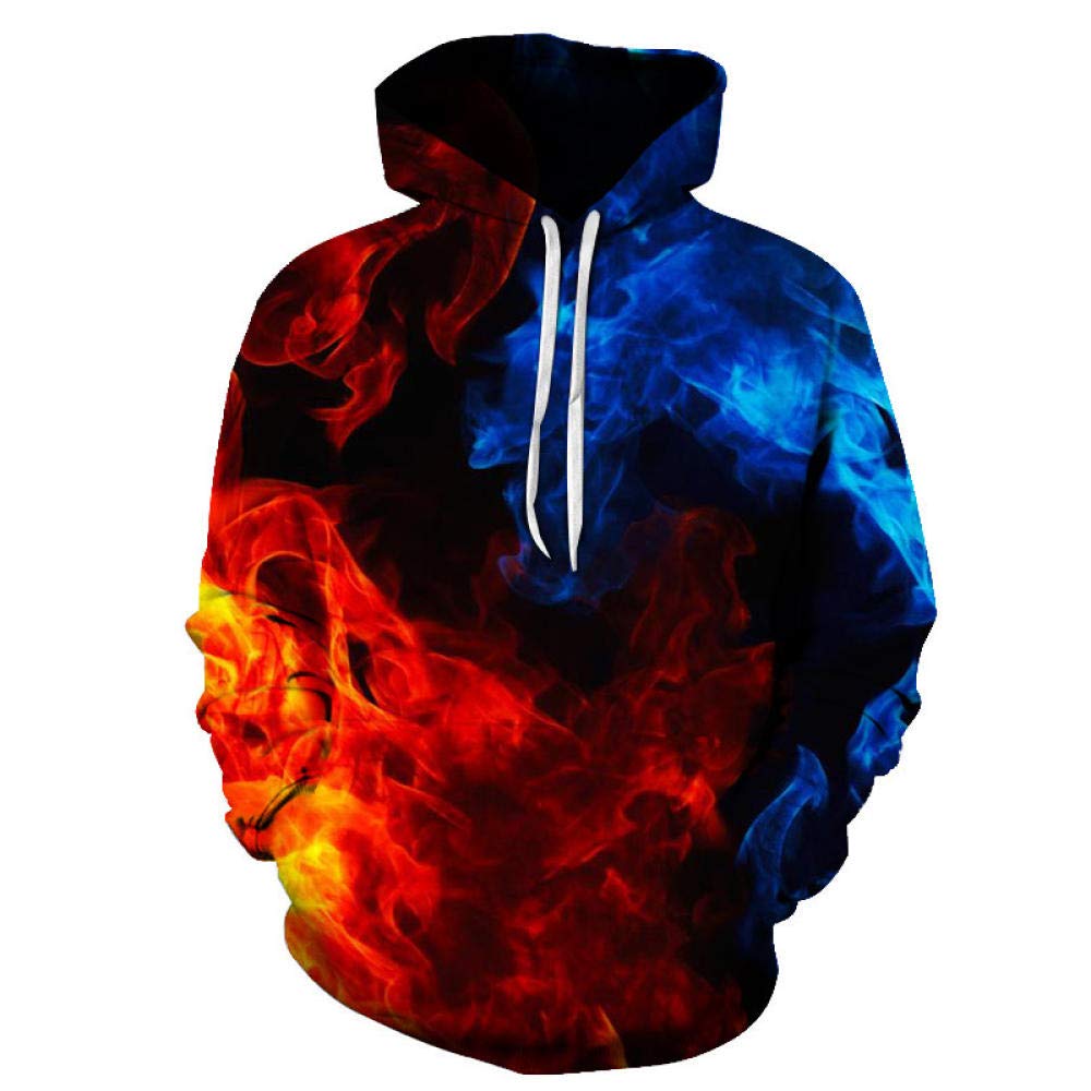Unisex Realistico 3D Stampato Felpe Unisex Manica Lunga Felpe