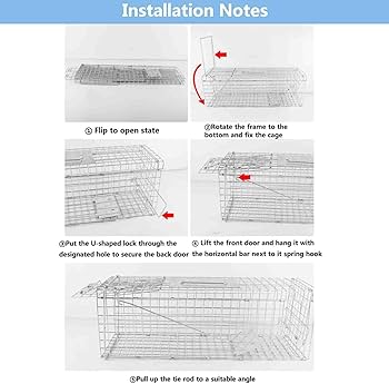 Amazon.co.jp: 猫捕獲器、動物用トラップ 猫用ケージ、野良猫用