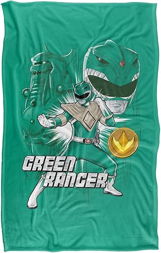 Miniatura 2 de Power Rangers Green Ranger - Manta de tacto sedoso, súper suave, 36 x 58 pulgadas