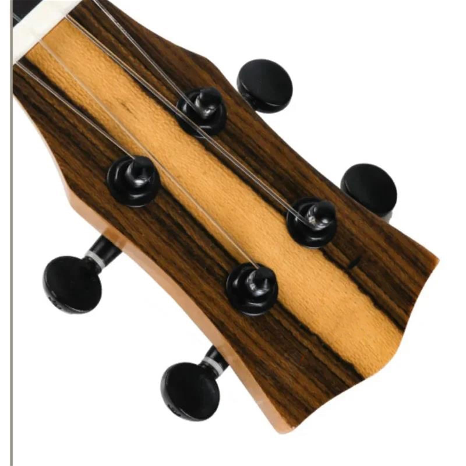 ukulele Ukulele 21 23 26 Cali Heban Mini Elektryczny Sopran Koncert Tenor Gitara Akustyczna 4 Struny Ukulele Przetworniki Vintage Matowy(B,26)