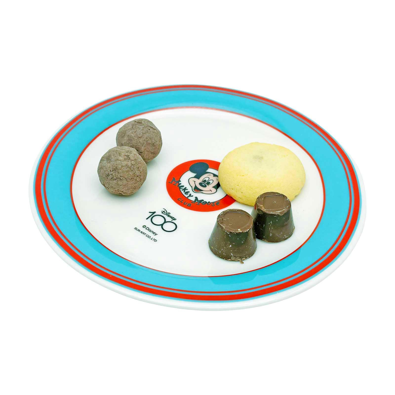 ミッキー&ミニー 70周年プレート ディズニー Disney 食器 皿 ソーサー ウォルトディズニー ミッキー&ミニー70周年記念 お皿5枚セット