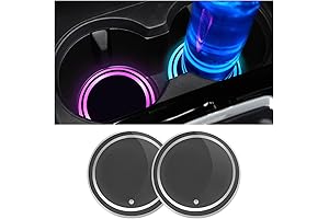 2PCS LED Cup Coaster Car