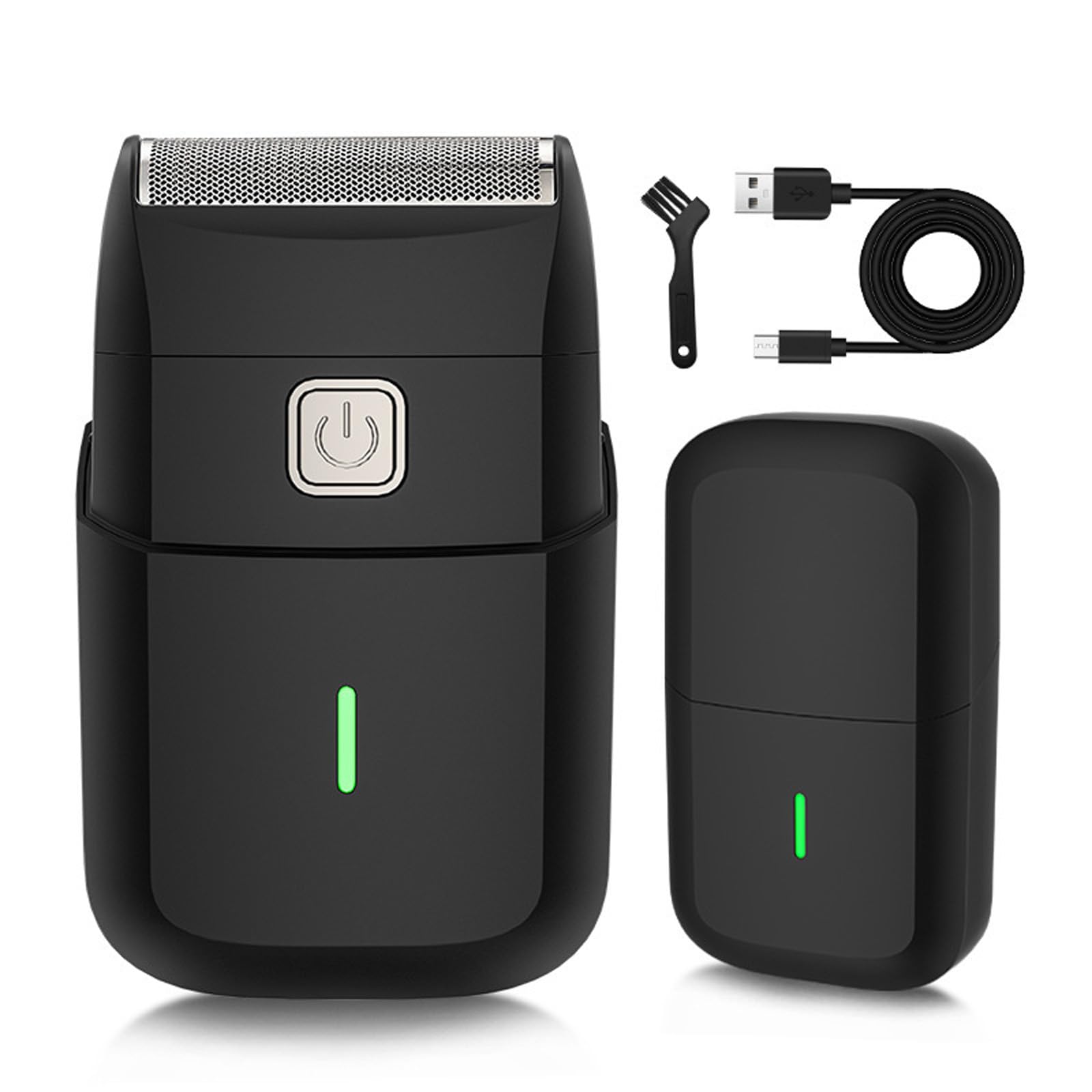Rasoio elettrico singolo ergonomico con porta di ricarica USB Foil per la depilazione Batteria portatile a lunga durata senza fili.