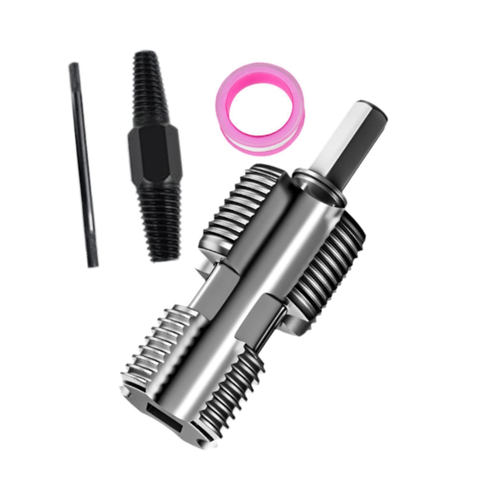 Pixzcsa With Wire Extractor Internal Thread Cutter Handy Tool For Providing Reliable Performance In Tackling Common Plumbing Issues Pvc Pipe Threader Kit Internal 4 Point And 6,